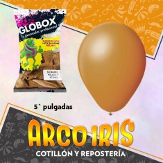 Globo Perlado 5 X 50 Dorado - Dilax