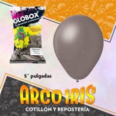 Globo Perlado 5 X 50 Plateado - Dilax