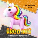 Mylar 24 Unicornio Rosa Metal Xu - 61 Cm Globo Metalizado Papel Ovni Ballons Dilax