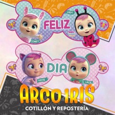 Cry Banderin Feliz Cumpleanos Xu - Articulado Babies Bebes Llorones