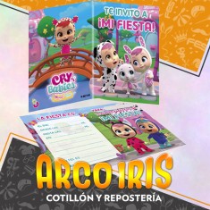 Cry Invitacion X 10 - Babies Bebes Llorones