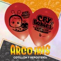 Cry Globos Latex X 15 - Babies Bebes Llorones