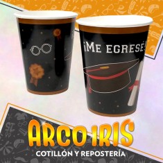 Egresado Vasos X 8 - Upd Festcopack