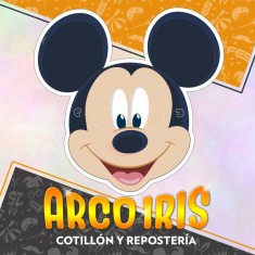 Mickey Antifaz X 6 - Mascara