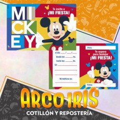 Mickey Invitacion X 10
