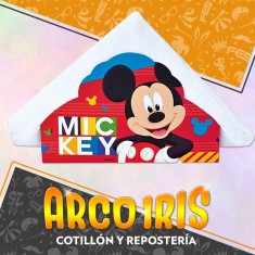 Mickey Servilletero Con 15 Servilletas