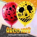 Mickey Globos Premium X 6 Latex 12 Impresion Total