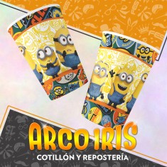 Minions Vasos X 8/10 Polipapel