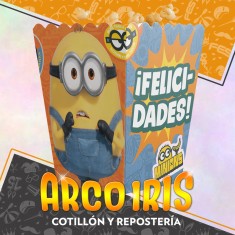 Minions Pochoclera X 6