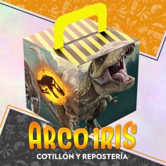 Jurassic Caja Feliz X 6 Sorpresa Grande World