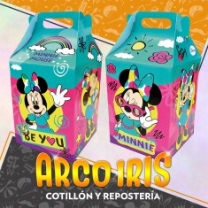 Minnie Caja Feliz X 6 Sorpresa Grande