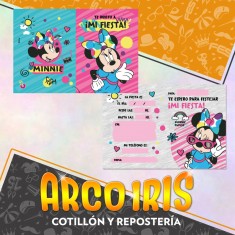 Minnie Invitacion X 10