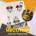 Minnie Placas Chupetin Redonda X 2 Moldes - Blister Pascua