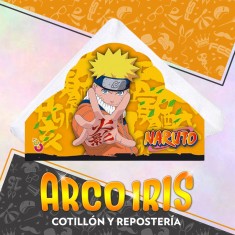 Naruto Servilletero Con 15 Servilletas