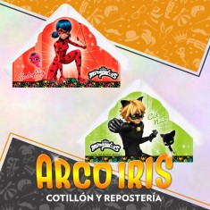 Miraculous Servilletero Con 15 Servilletas