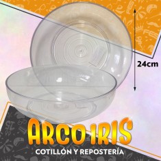 Ensaladera Premium Cristal 24 Cm - Plastico Duro