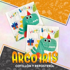 Dino Servilleta X 20 - Dinosaurios Party Store