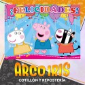Peppa Pig Afiche Feliz Cumple Xu