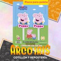 Peppa Pig Placas Paleta X 2 Moldes - Blister Pascua