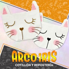 Kitty Servilleta X 12 - Impresion Metal Party Store