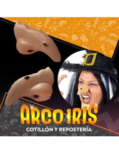 Nariz Bruja Plastica X 6 Halloween                       Mic Mac