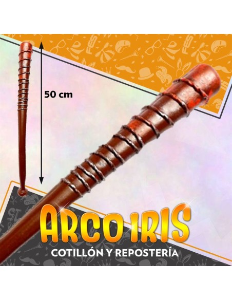 Bate Plastico Con Puas 50 Cm Xu +10-5% Ensangretado Halloween Nacional Mic Mac