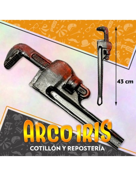 Llave Inglesa 43 Cm Xu +10-5% - Sangrienta Halloween Promo Por Cantidad Nacional Mic Mac