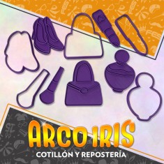 Cortante Cookies Set Barbie 5 Cortantes