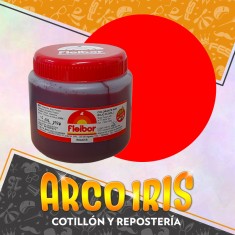 Colorante En Pasta Rojo R Fleibor Xu - 250 Gr Sin Tac Pascua Certificado Vegano