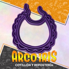 Cortante Cookies Babero - Plastico