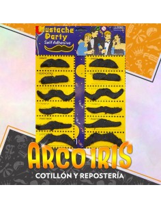 Bigote Chicos X 12 - Blister