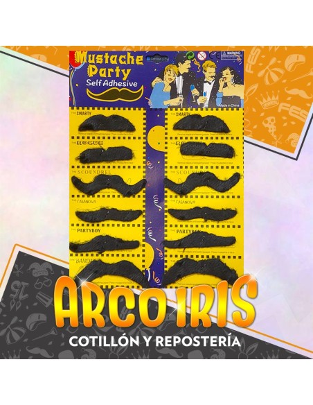 Bigote Chicos X 12 - Blister