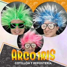 Peluca Loca/locovich Xu - Punk Desmechada Varios Colores