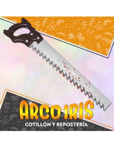 Serrucho Con Sangre Xu - 56 Cm Armas Halloween Stasio