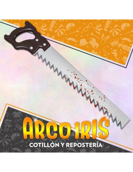 Serrucho Con Sangre Xu - 56 Cm Armas Halloween Stasio