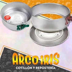 Tortera Desarmable N 3 - 23 Cm Torta Dona Clara