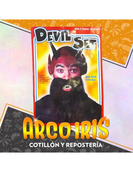 Disfraz Set Latex Diablo/bruja Xu - Halloween