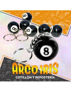 Llavero Soft Antistress X 12 Bola 8 Cyber Monday