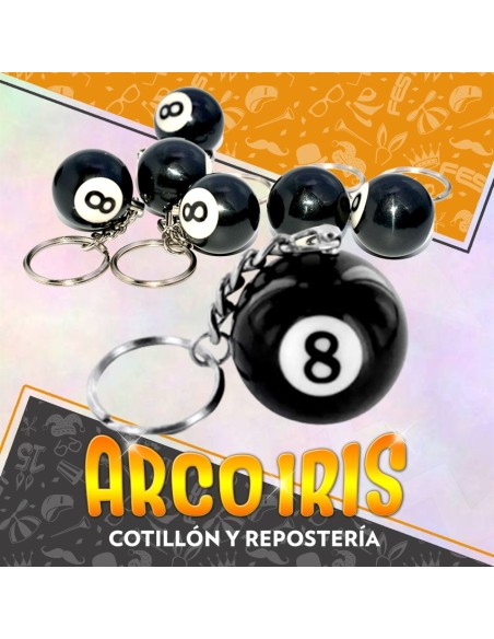 Llavero Soft Antistress X 12 Bola 8