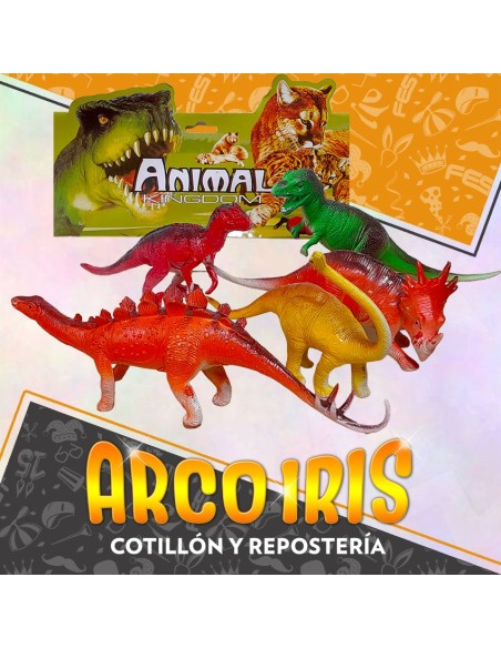 Dinosaurios Grande Pintados X 6