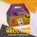 Hallo Maletitas X 5 Halloween 2 Modelos Cajita Para Golosinas Souvenirs