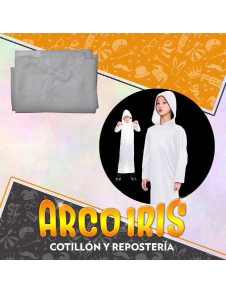 Tunica Tafeta Blanca Nino Para Angel Xu