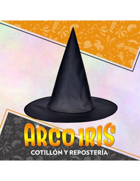Gorro Bruja Alambre Clasico Negro Agnes-halloween -party Store