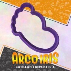 Cortante Cookies Piecito - Plastico