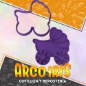 Cortante Cookies Cochecito - Plastico