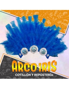 Carnaval Vincha Plumas Y Gema - Elastico