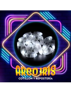 Luminoso Luz Blanca X 50 - Para Globo Bala Led Party Store