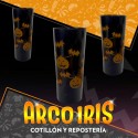 Trago Largo Flexible Impreso X 250 Halloween