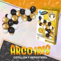 Guirnalda De Globos 12 Dorado X 40 Piezas Con 2 Guirnalda Armas Un Arco 39 Globo Perlado 12 13 Dorado 13 Negro 13 Blancos I