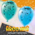Bluey Globos Premium X 6 Latex 12 Impresion Total